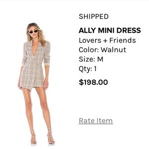 Lovers + Friends ally blazer dress